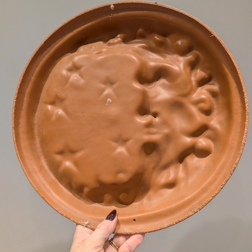 Man In The Moon Sun and Stars Wall Plaque -resin - Picture 5 of 6